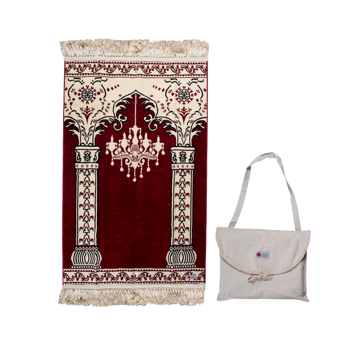 Anwar Red  Prayer Mat