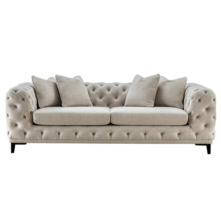 PLAIN TUFT SOFA SET