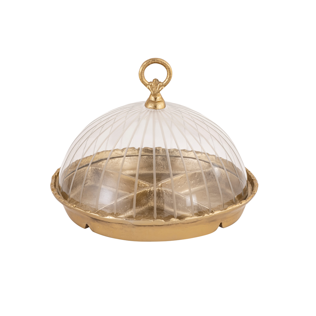 Brass Bell Bowl with Cover