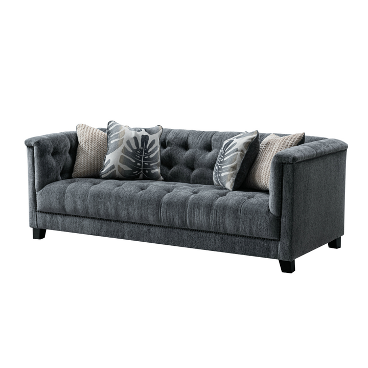 Carlos Grey Sofa Set