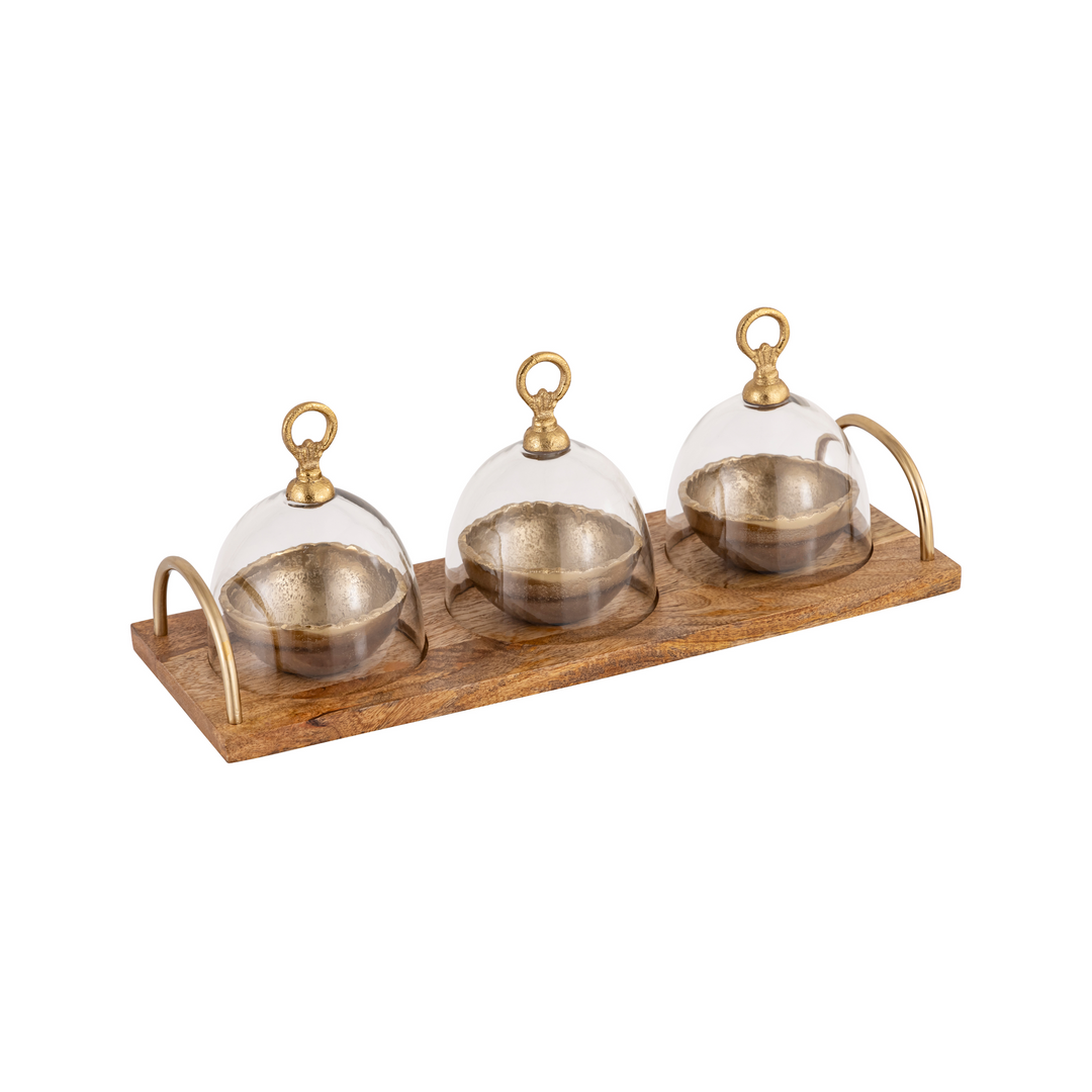Golden Nest Serving Set