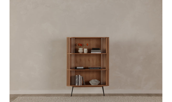 Henrich Oak Bookshelf White Oil