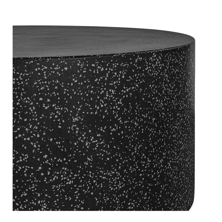 Omi Outdoor Coffee Table Black Terrazzo