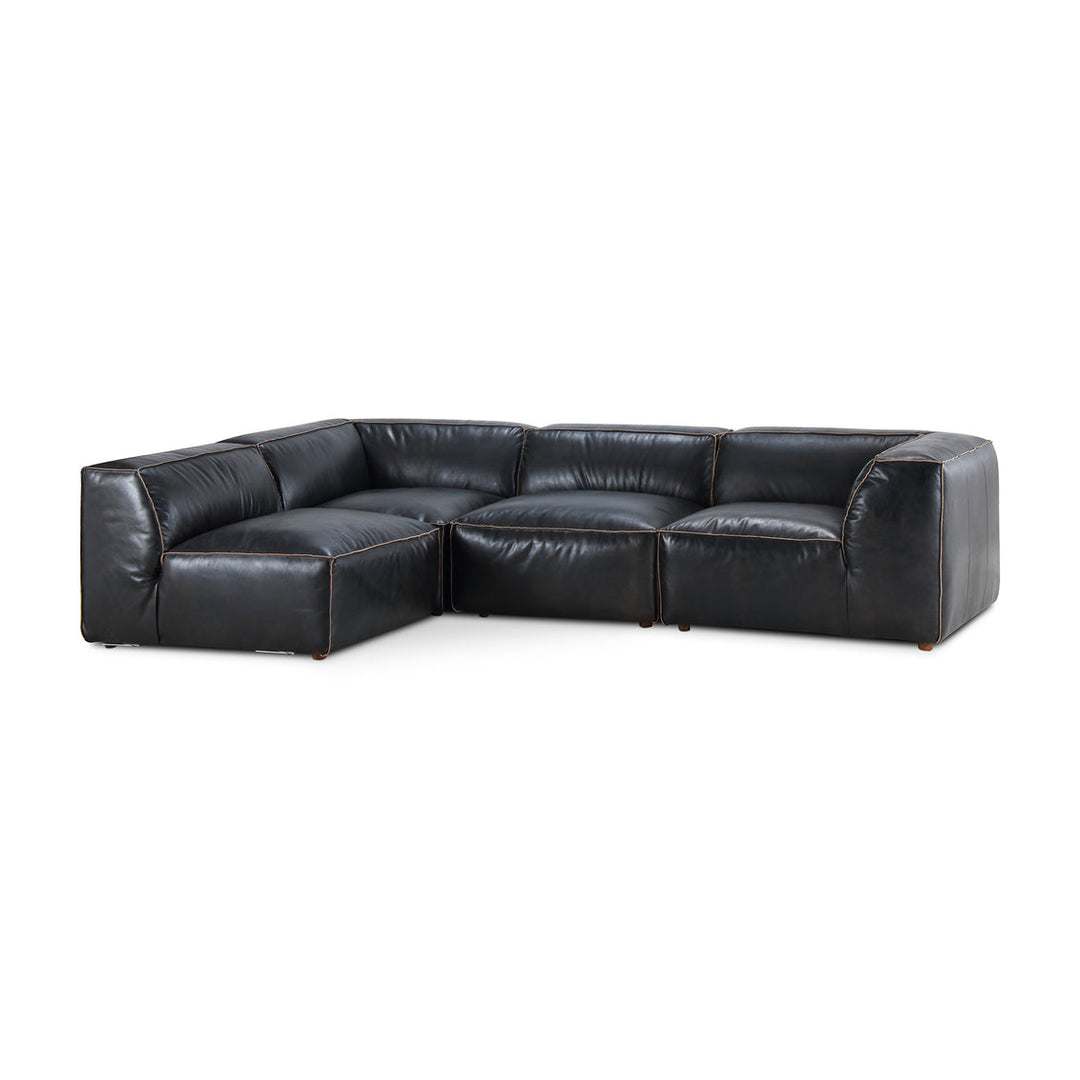 Luxe Signature Modular Sectional Antique Black