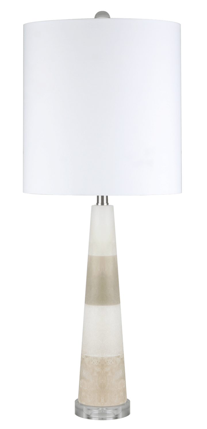30" SHRILA ALABASTER TABLE LAMP