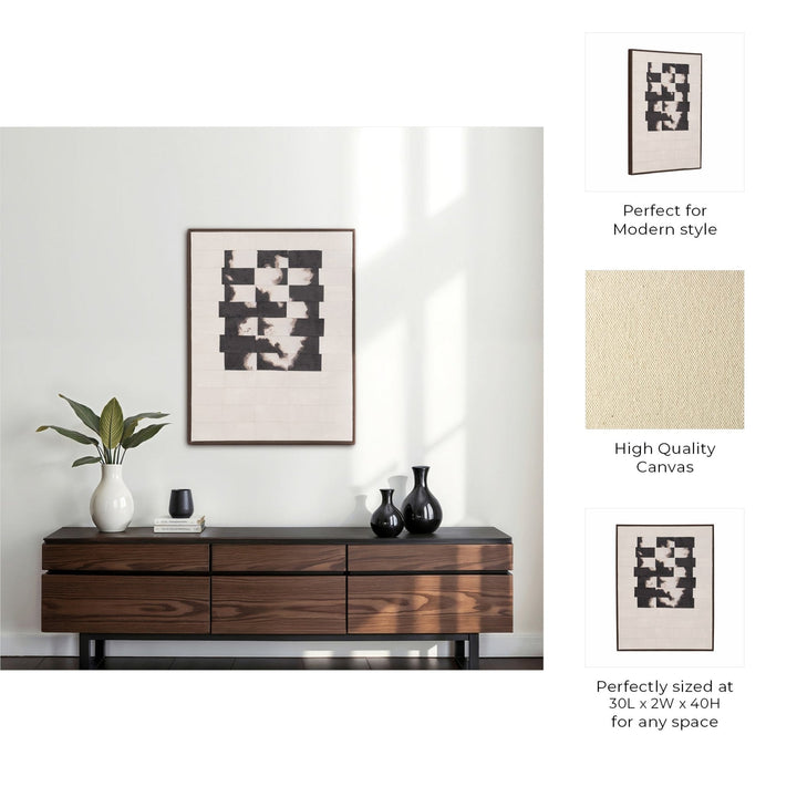 30X40 MONOK HANDPAINTED WALL ART