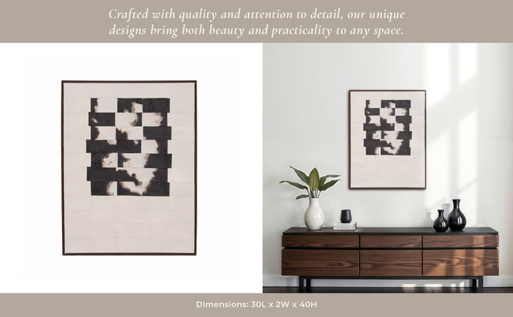 30X40 MONOK HANDPAINTED WALL ART