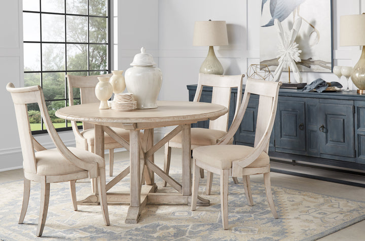Alcove - Side Chair in Belgian Ivory