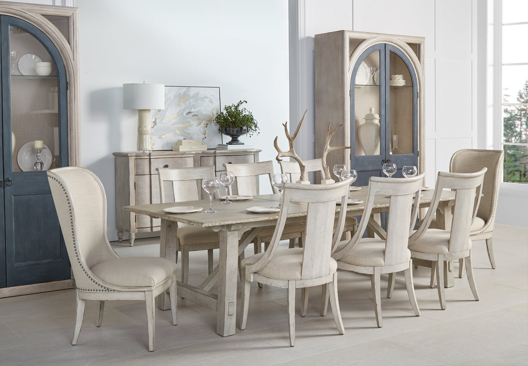 Alcove Uph Dining Chair in Belgian Ivory