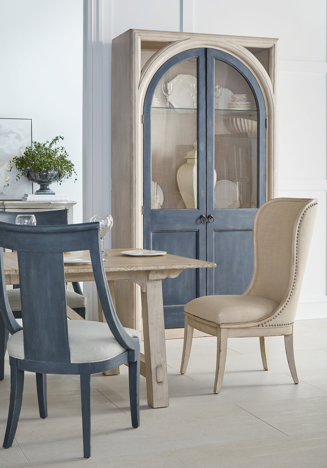 Alcove - Side Chair in Slate