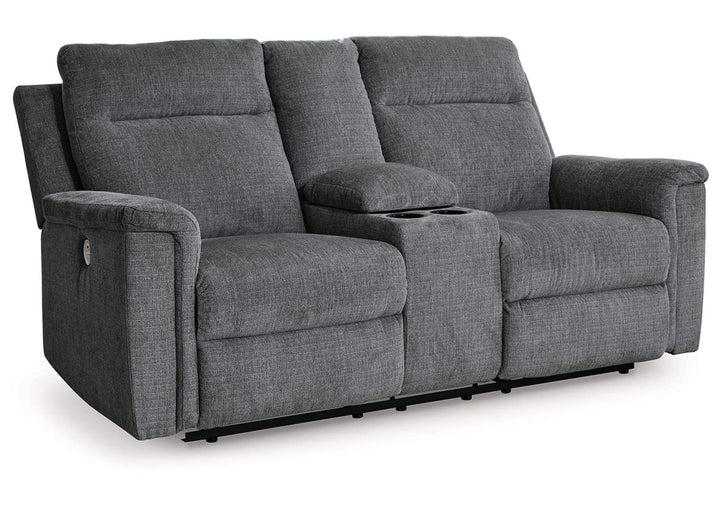 Barnsana Power Reclining Loveseat with Console