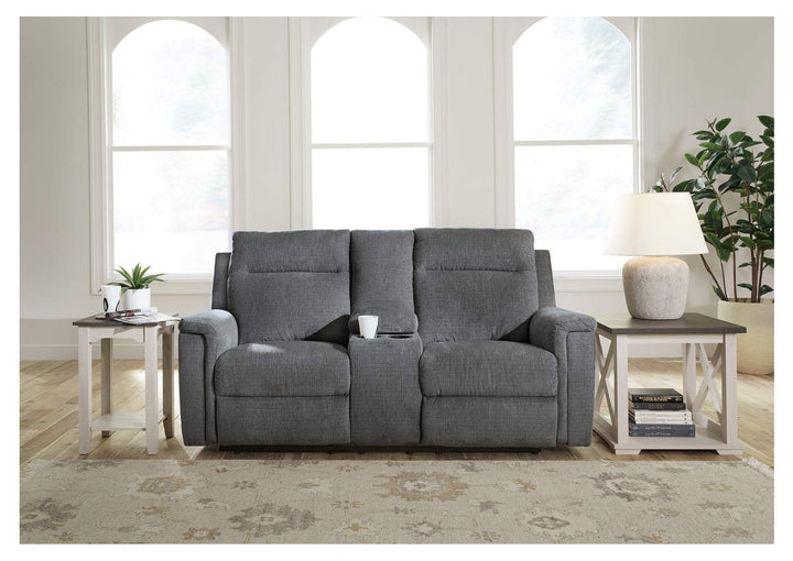 Barnsana Power Reclining Loveseat with Console