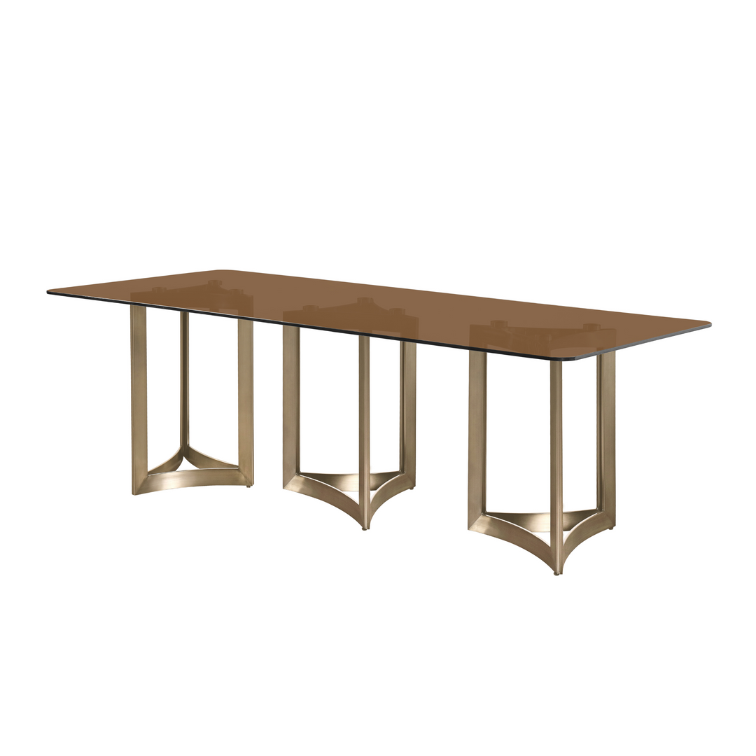 Alexa Glass Top Dining Table