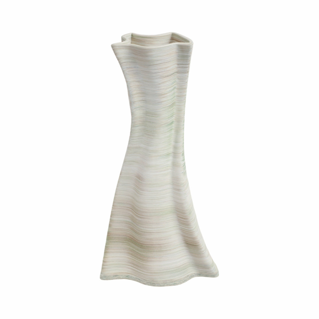 caracol 3d Printed Porcelain Vase, Multi