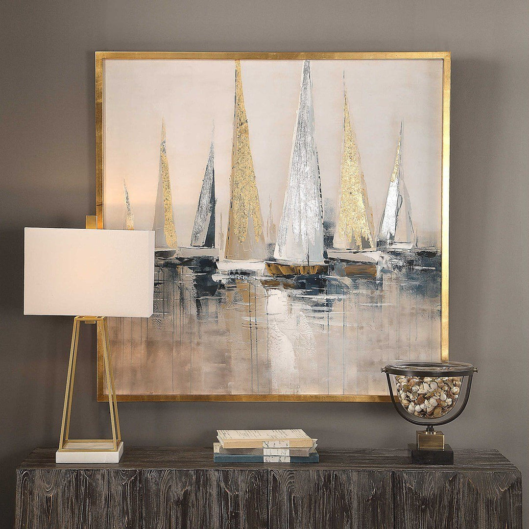 Regatta Hand Painted Canvas