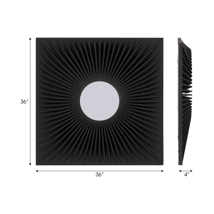36X36 ORTIZ DIMENSIONAL WALL ART MIRROR