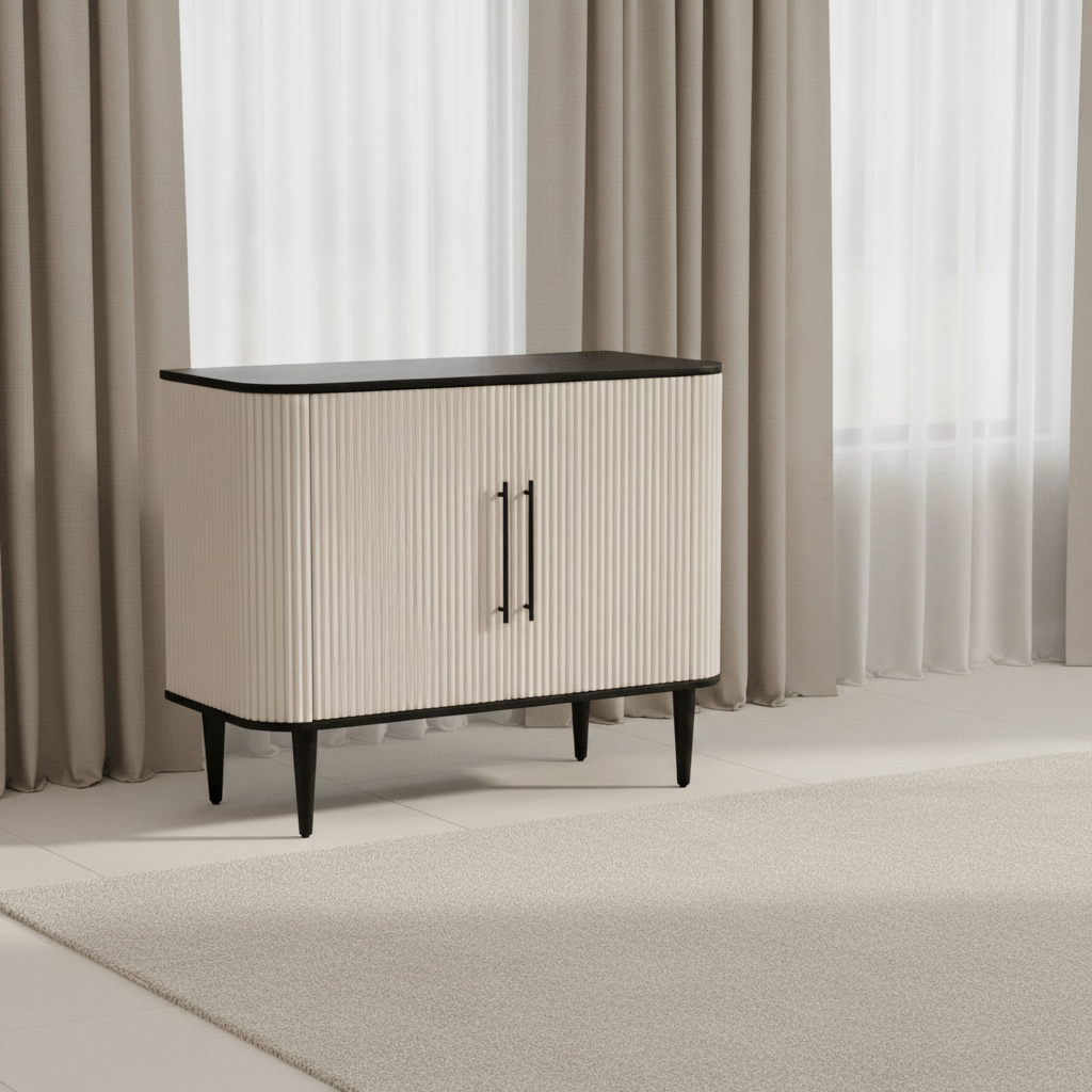 38" LOXLEY GREY WOOD CHEST