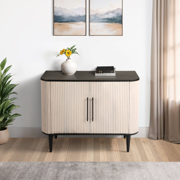 38" LOXLEY GREY WOOD CHEST