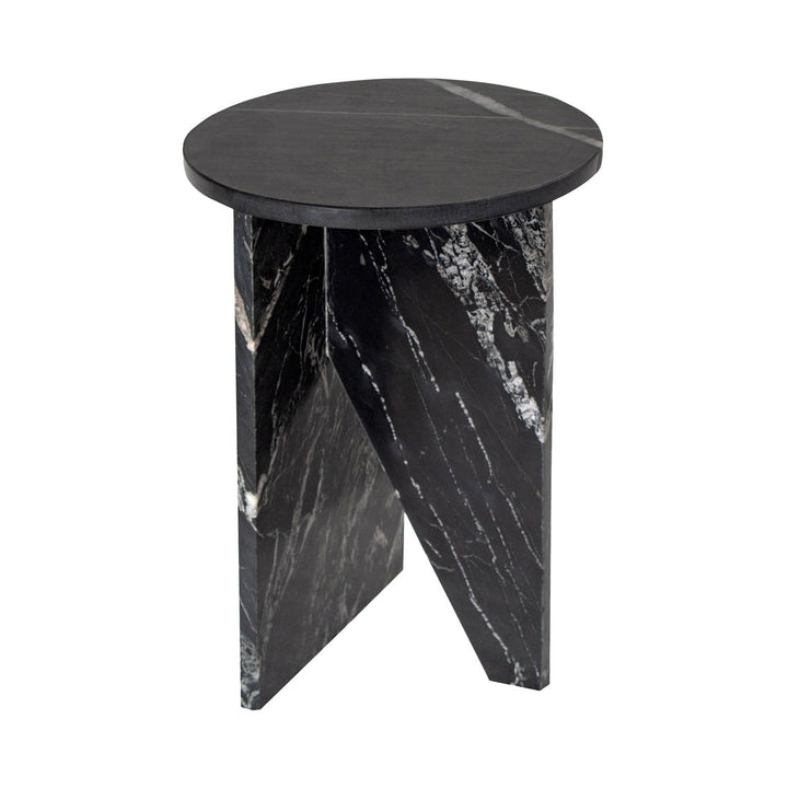 Grace Accent Table Black Marble