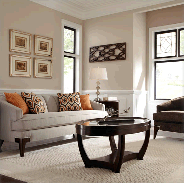 OVAL COFFEE TABLE-Lincoln Park