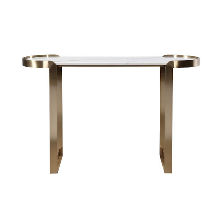 Artifical Mrable Top Console Table