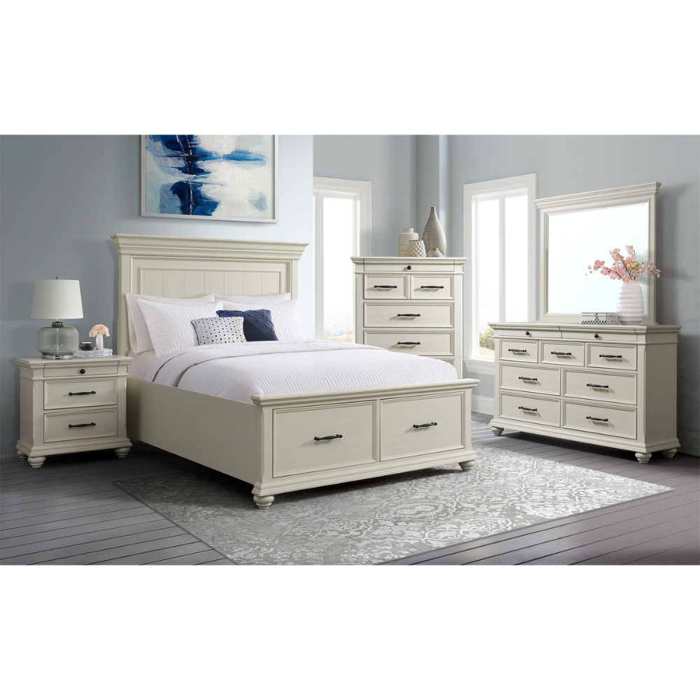 Slater Creamy White Mirror
