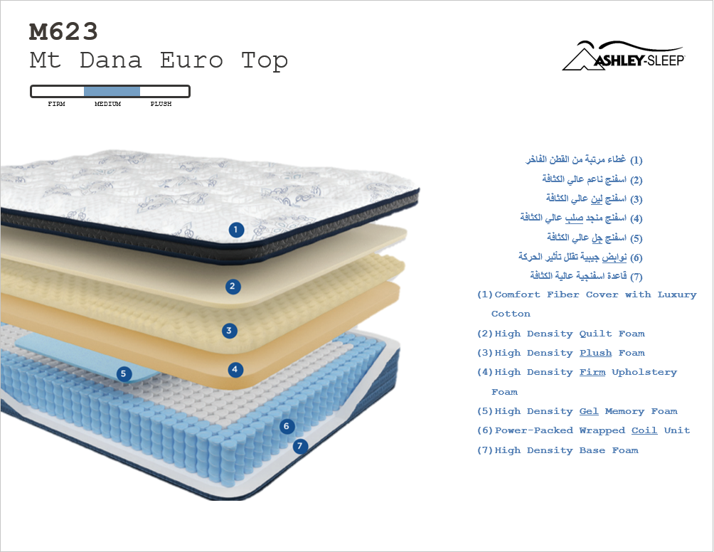 Auction-Copy of Mt Dana Euro Top King Mattress