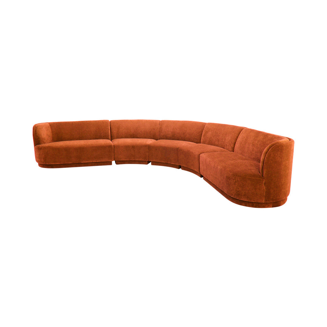 Yoon Radius Modular Sectional Fired Rust