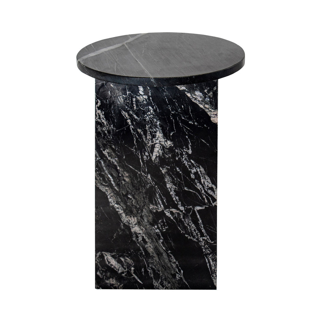 Grace Accent Table Black Marble