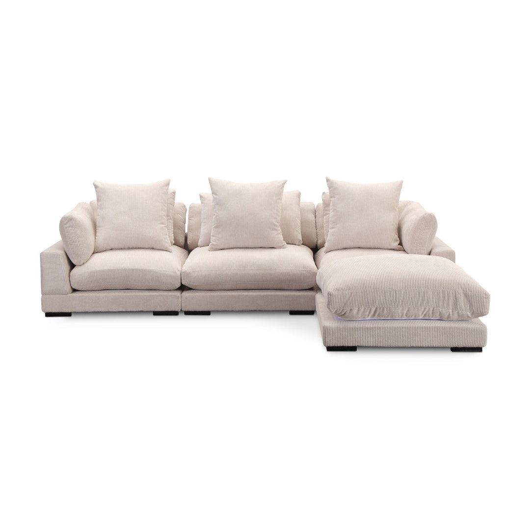 Tumble Lounge Modular Sectional Cappuccino