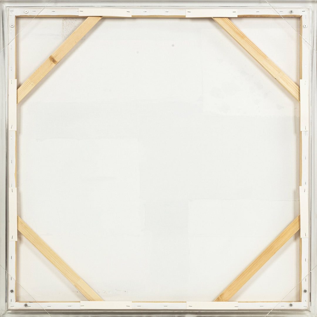40X40 LYNTON ACRYLIC FRAME HANDPAINTED WALL ART