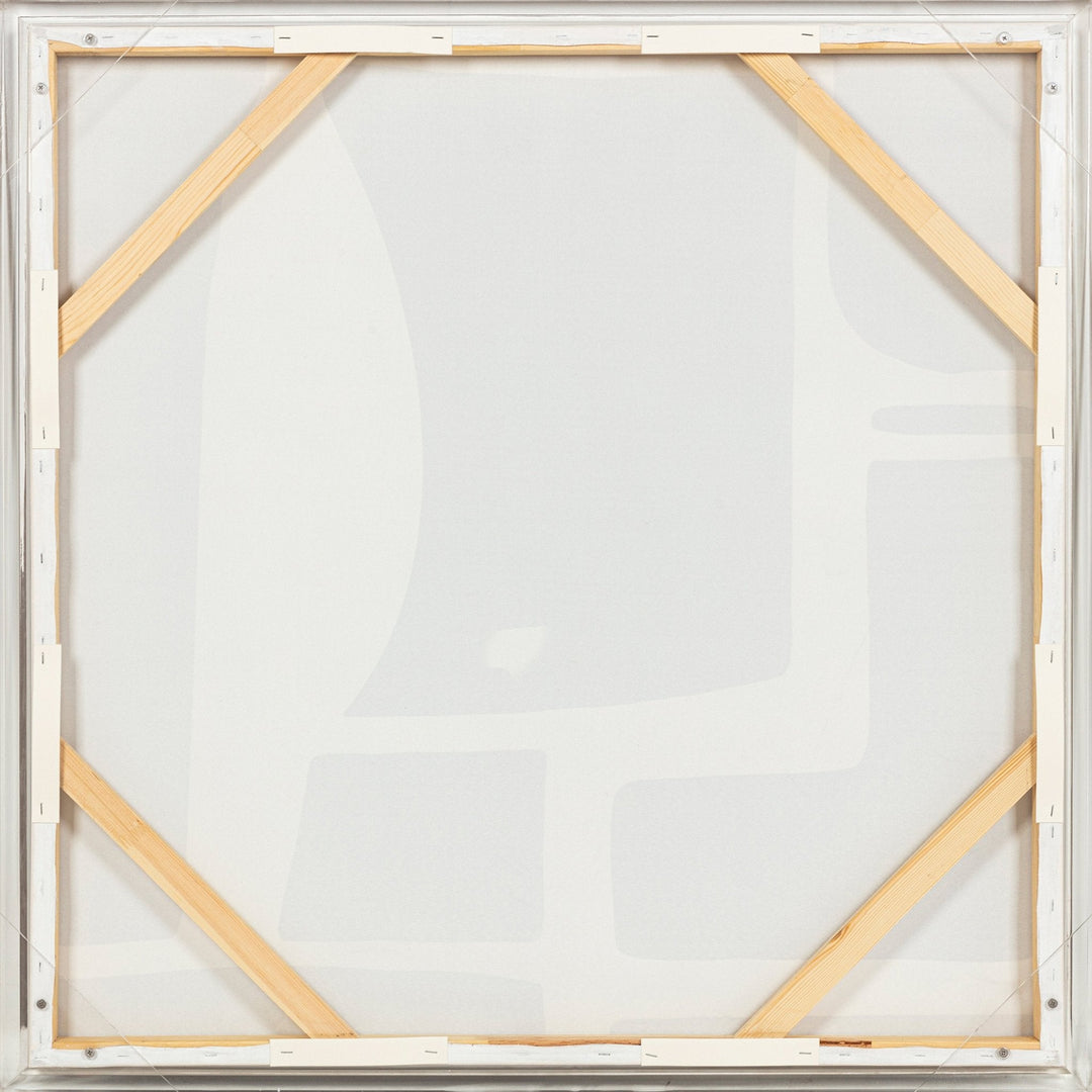 40X40 MERTON ACRYLIC FRAME HANDPAINTED WALL ART