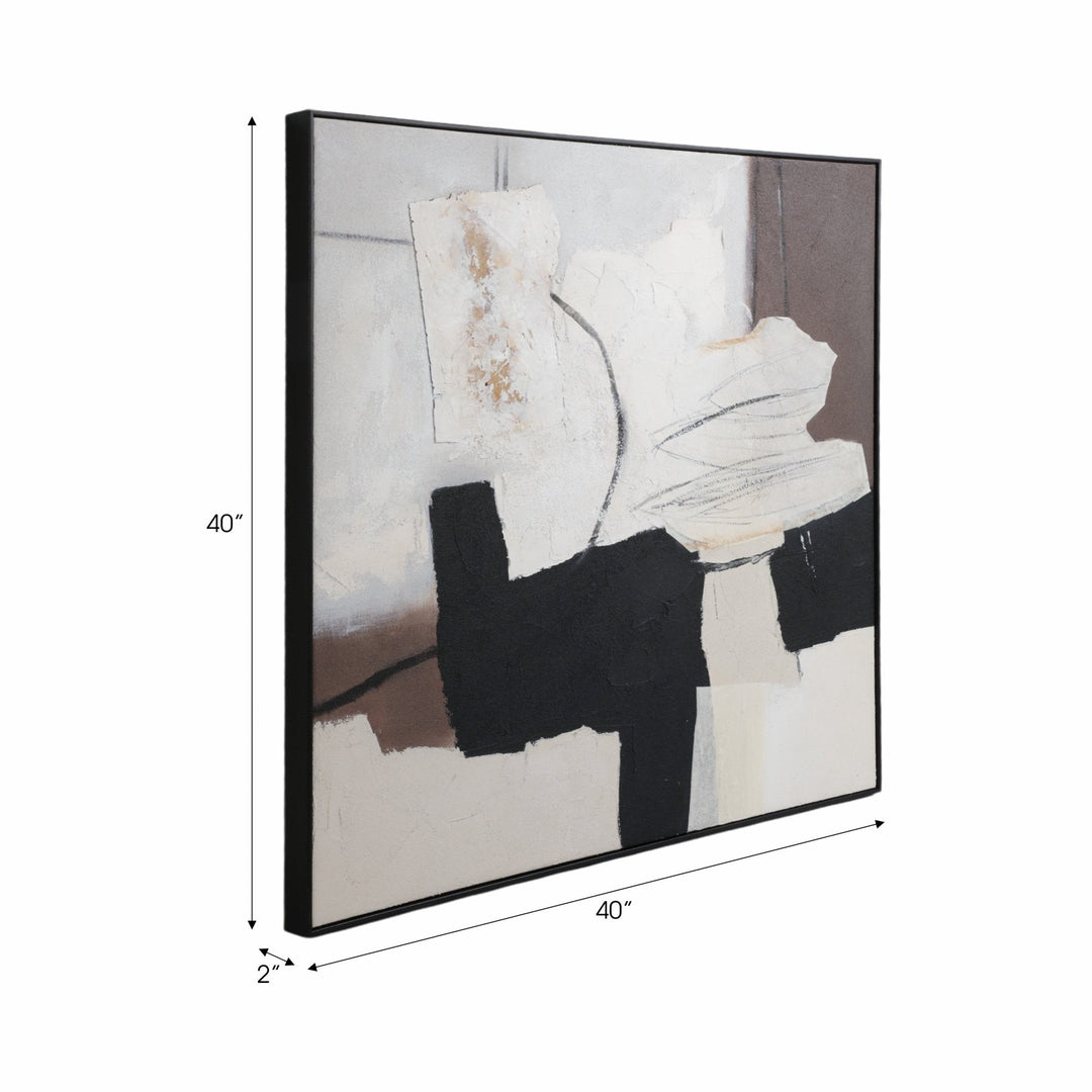 40X40 TIAGO HANDPAINTED WALL ART