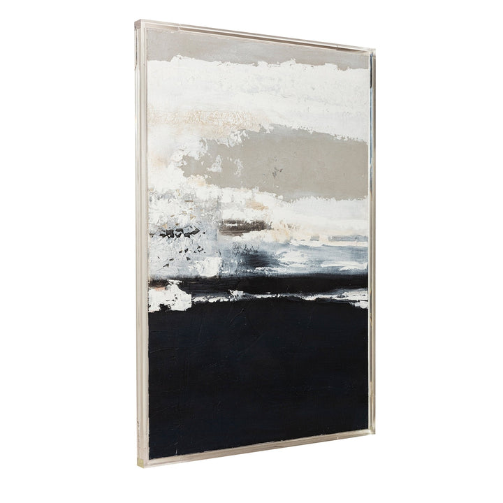 40X60 HELSTON ACRYLIC FRAME HANDPAINTED WALL ART