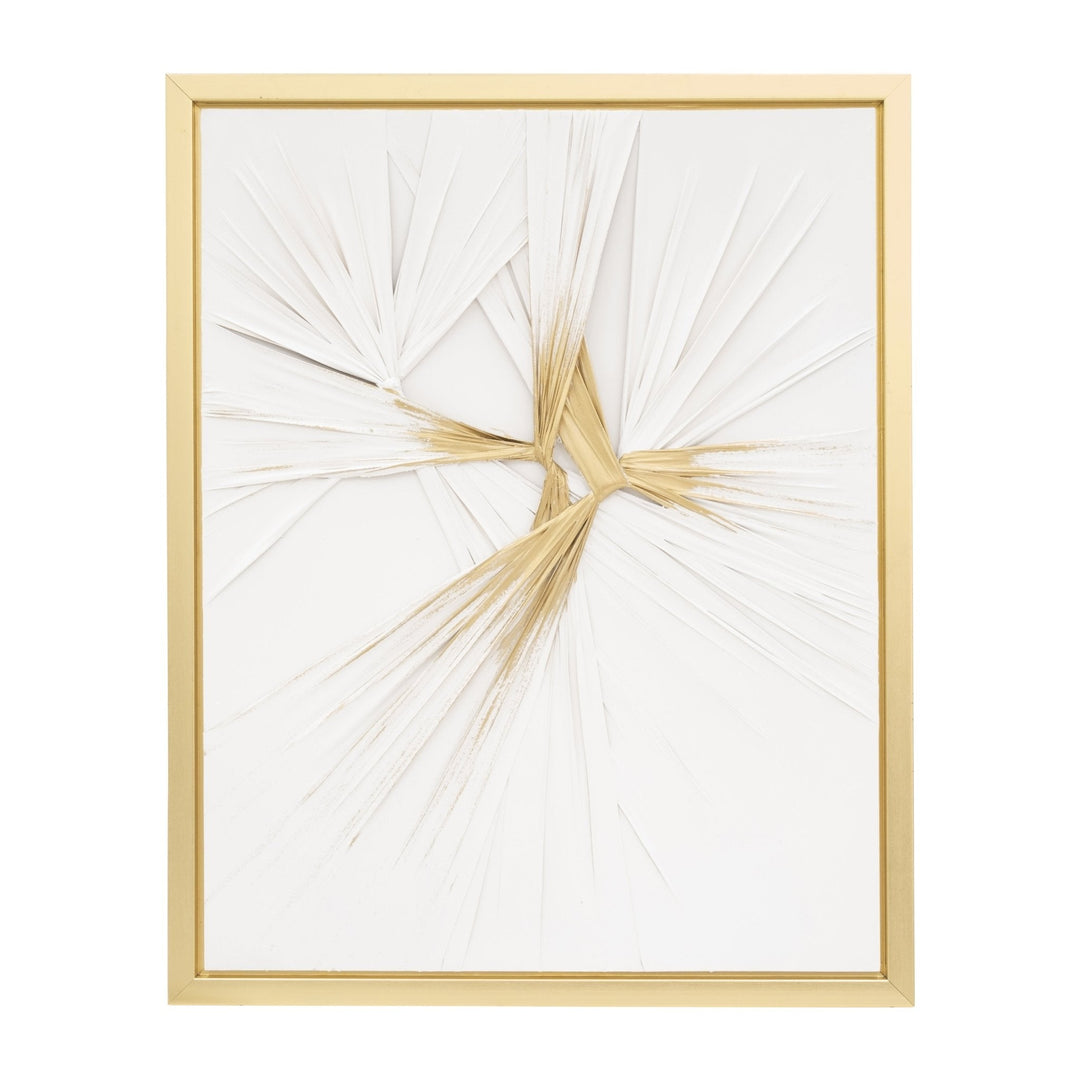 47X59, HAND PAINTED TWIST, WHT/GLD