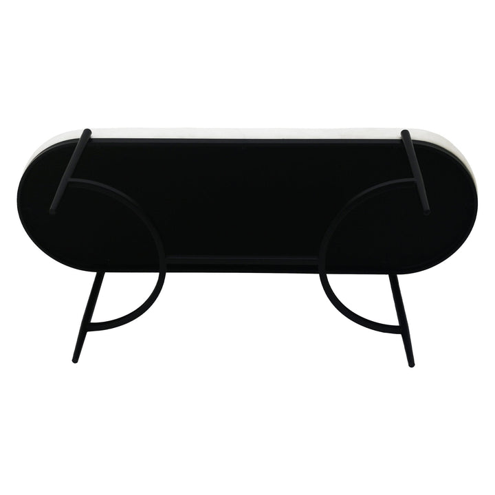 48" KINROSS CREAM VELVET BENCH