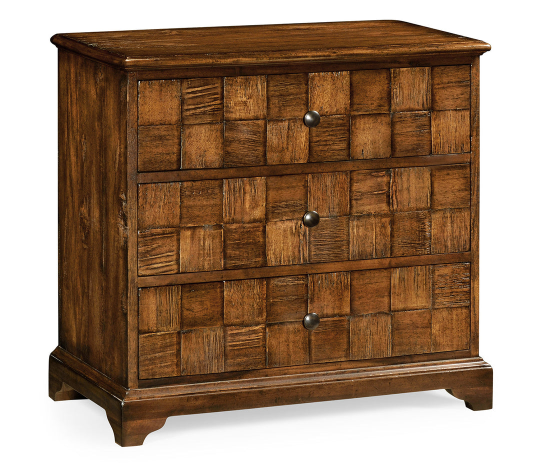 JC Edited - Casually Country Collection - Country Walnut Small Chest of Drawers