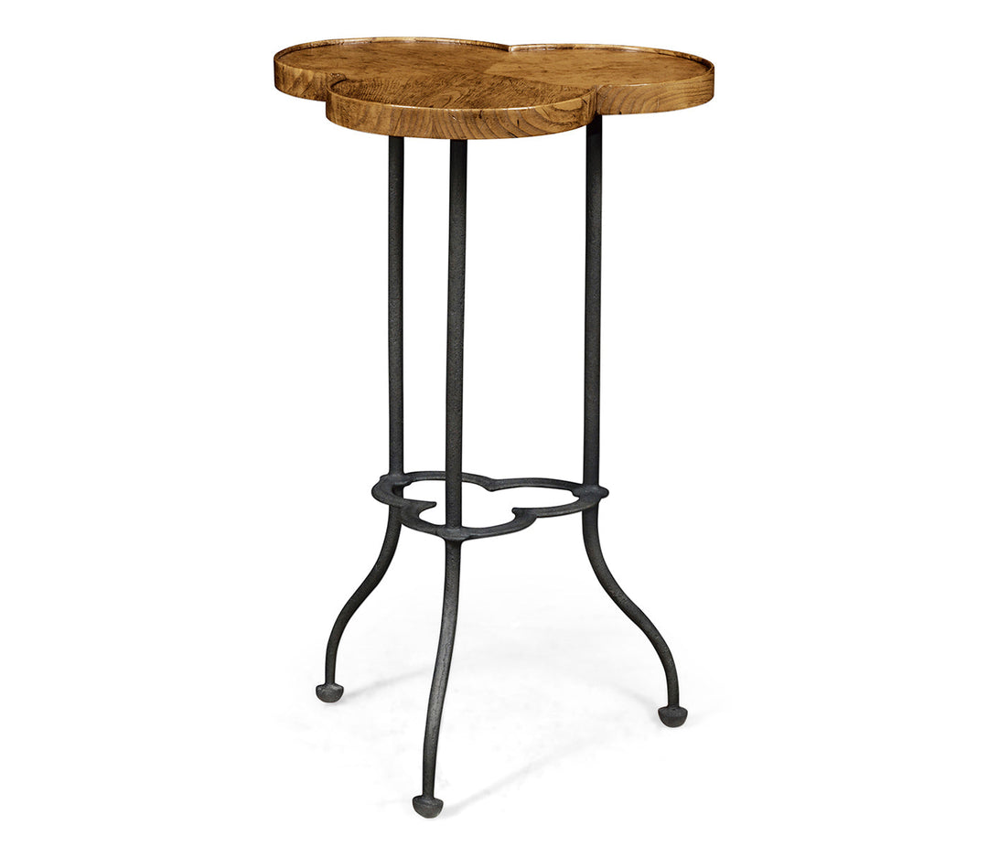 JC Edited - Sussex Collection - Trefoil Light Brown Chestnut Side Table