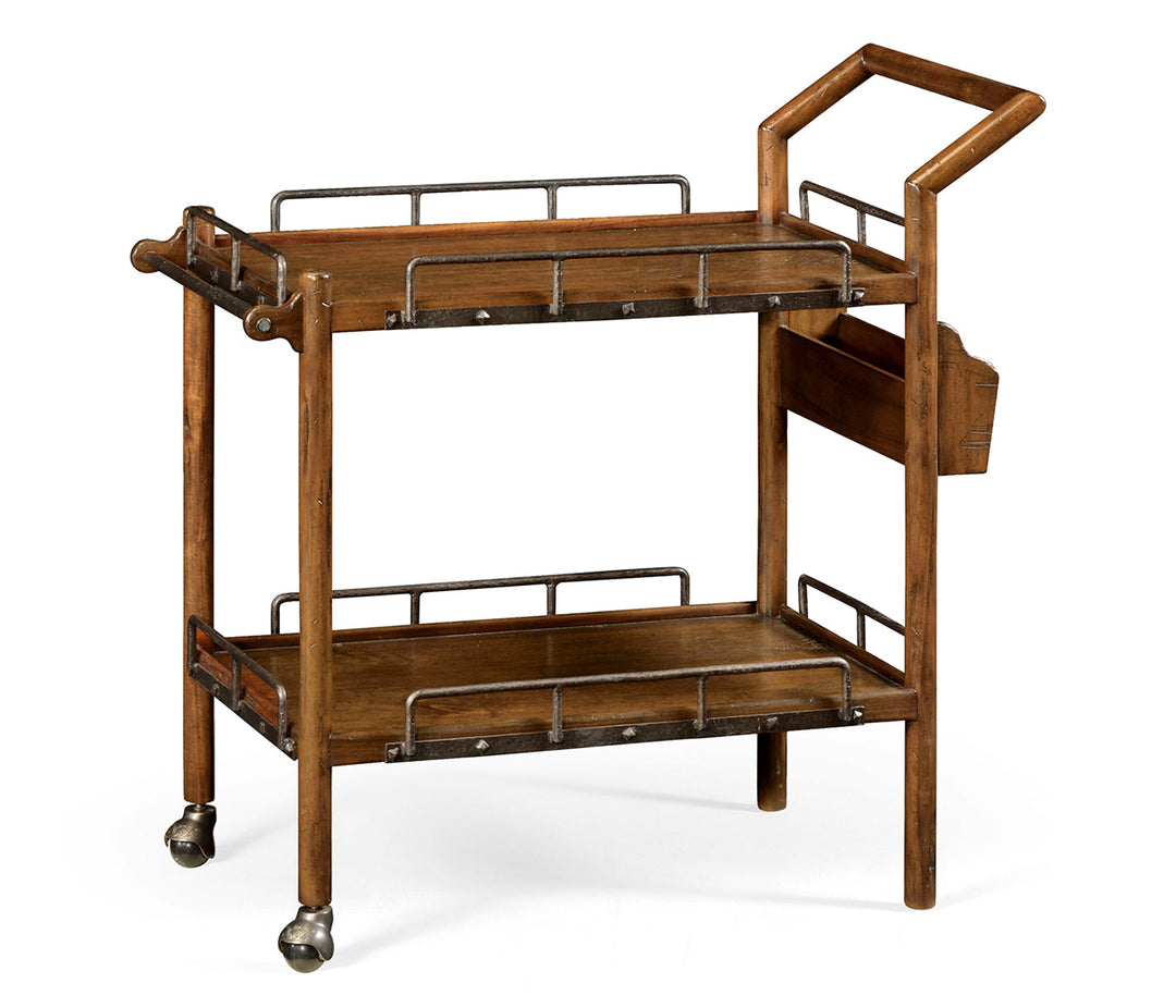 JC Edited - Casually Country Collection - Country Walnut Bar Cart