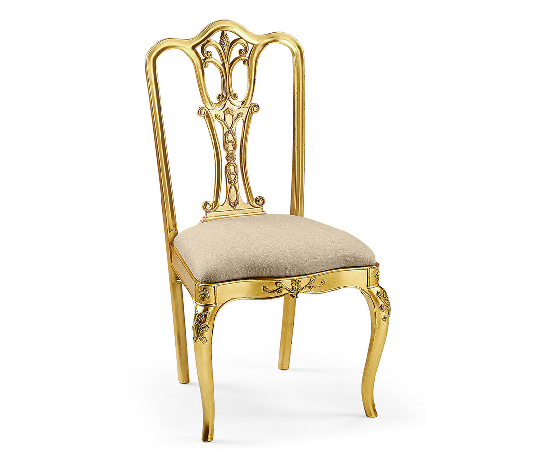 Gilded 18th Century Dining Side Chair