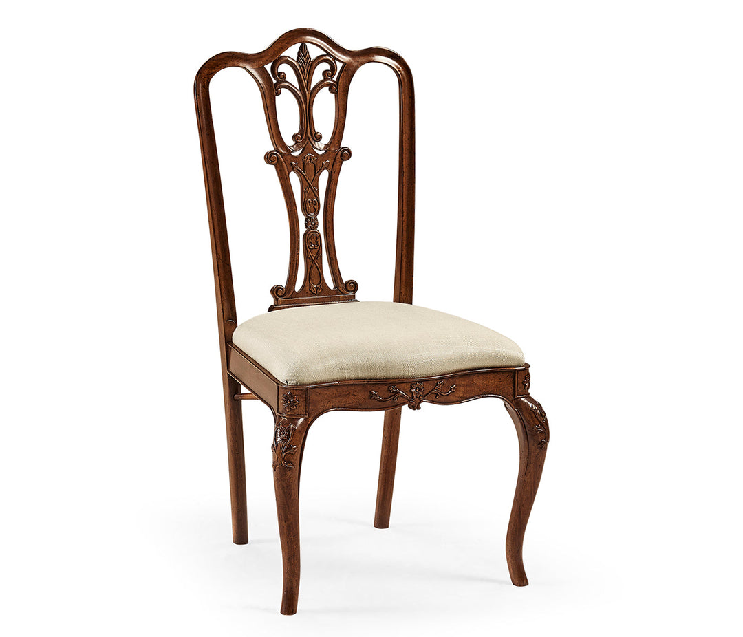 Mahogany 18th Century Dining Side Chair 492476-AC-MAH-F200