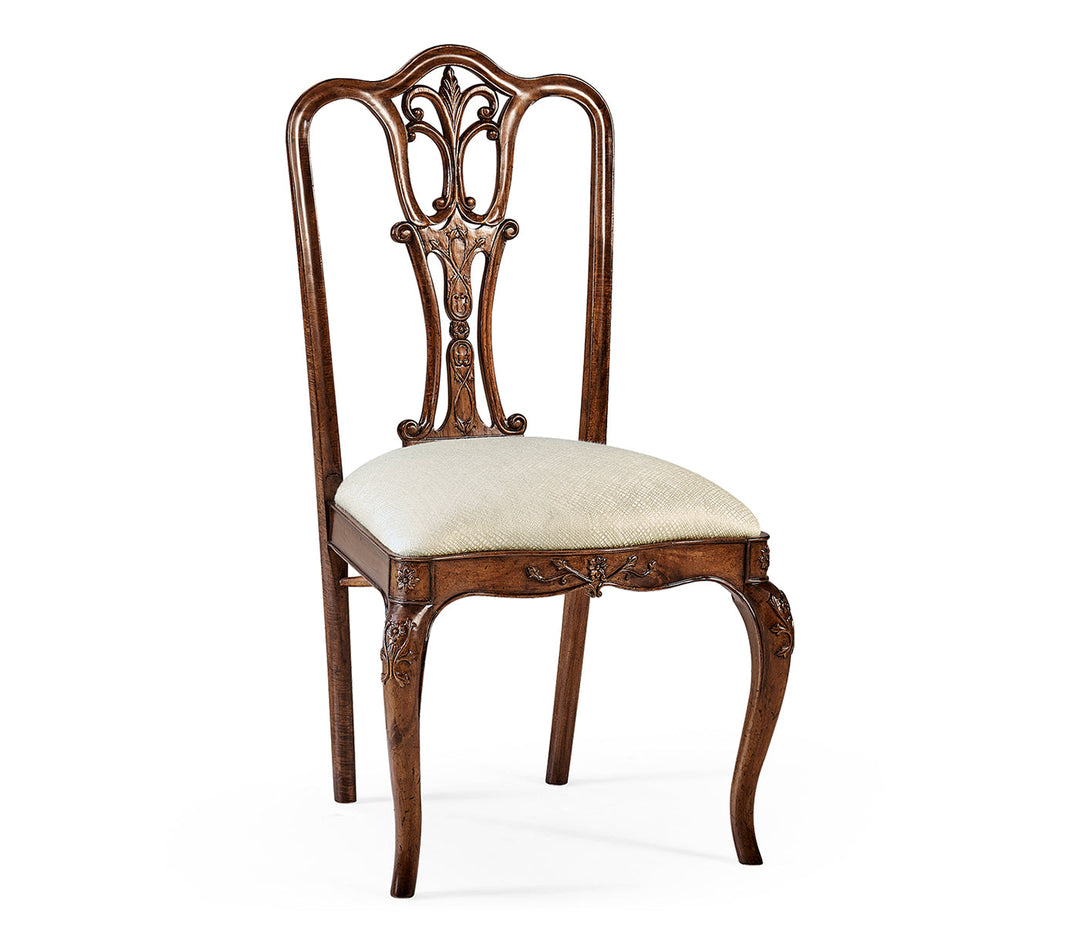 Mahogany 18th Century Dining Side Chair 492476-SC-MAH-F200