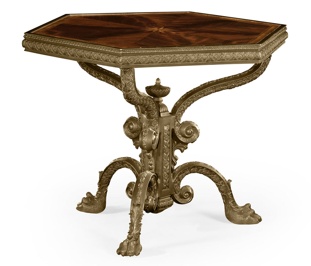 Baroque Brass Centre Table