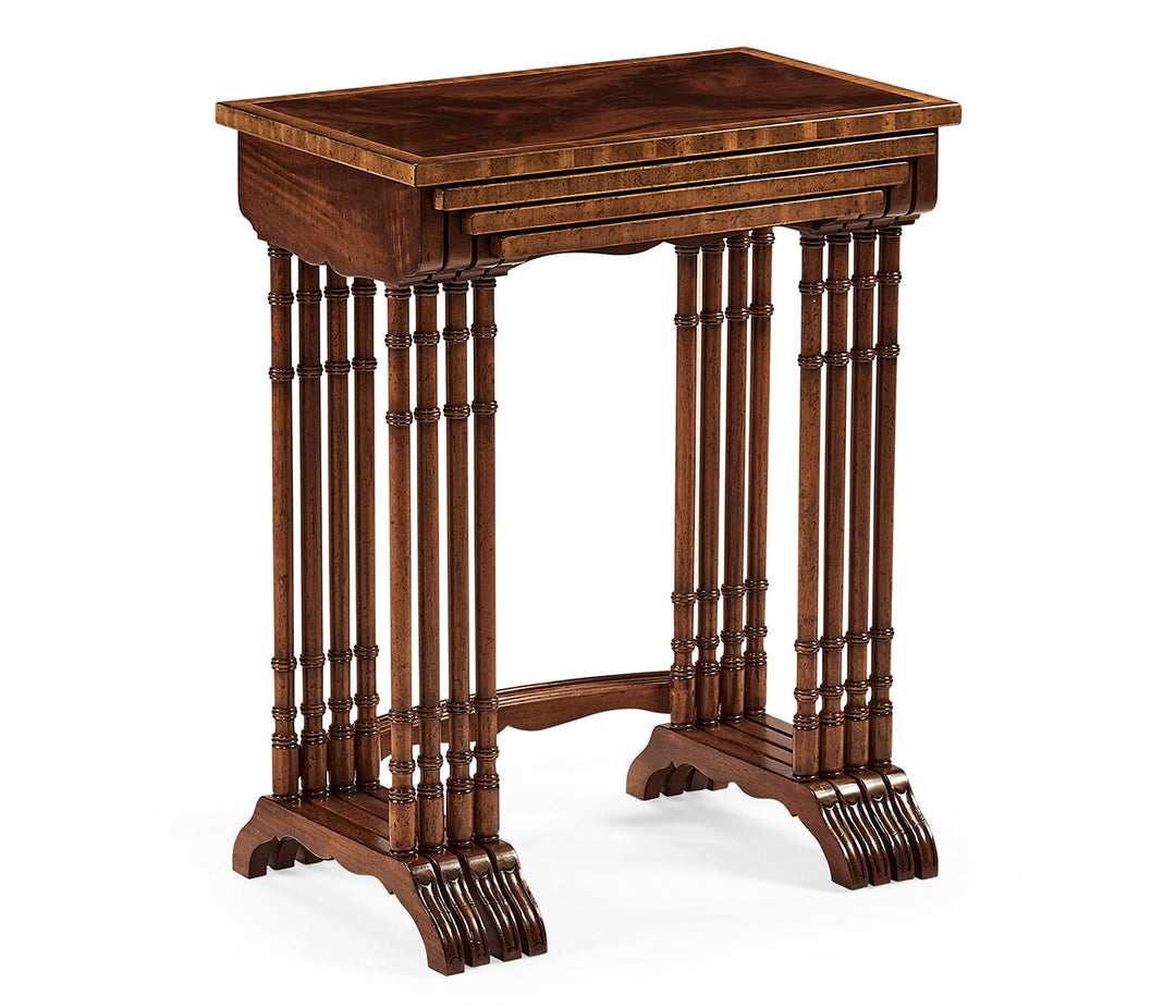 Regency Mahogany Nesting Tables