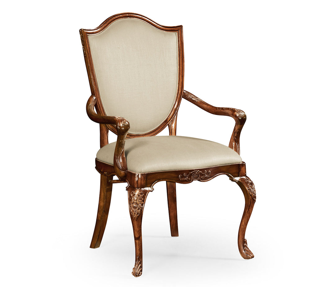 Shield Back Mahogany Arm Chair