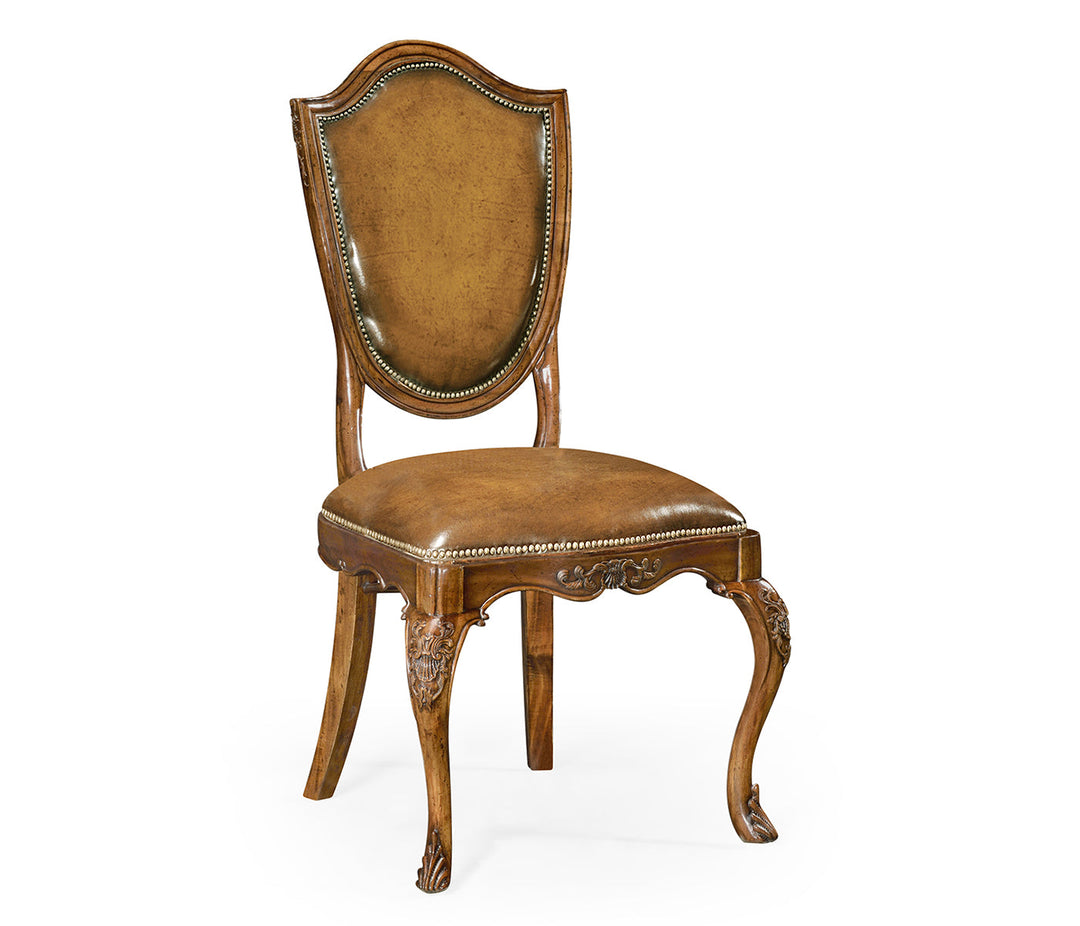 Shield Back Satinwood Side Chair