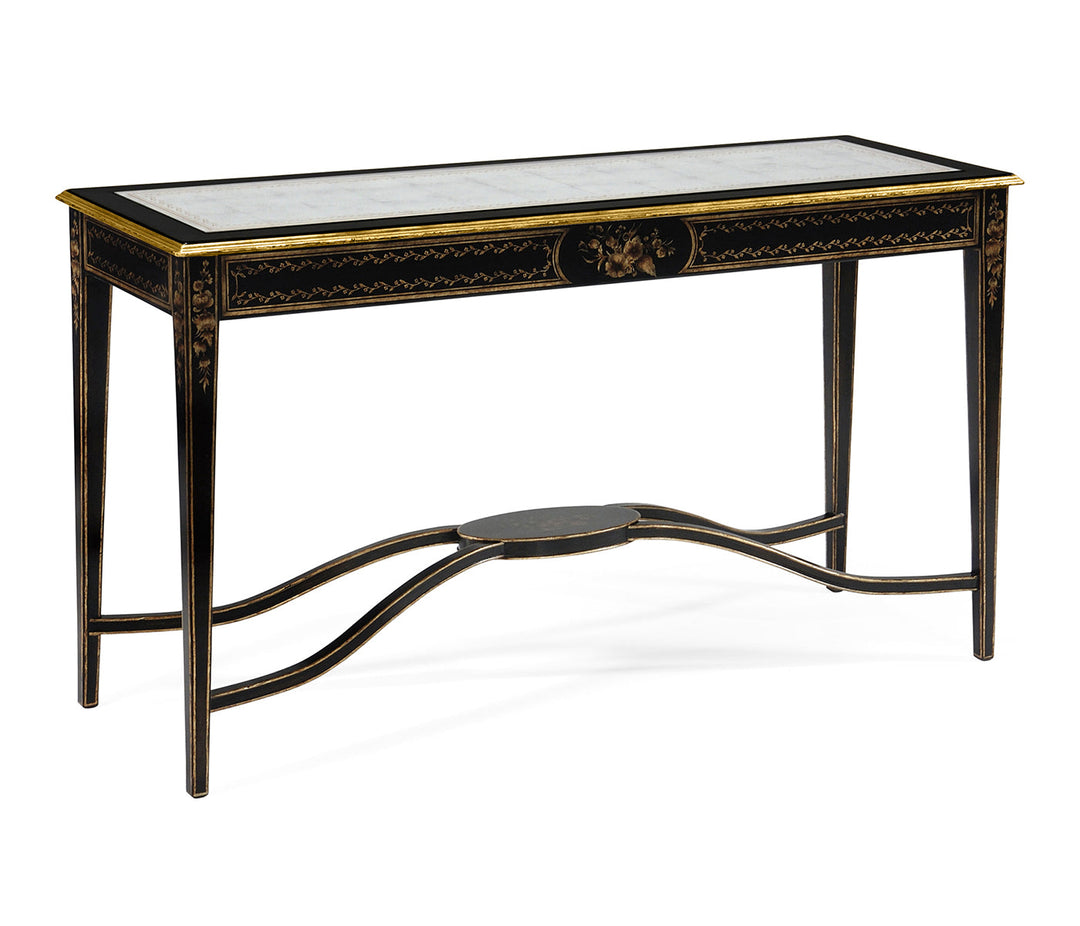 Kensington Collection - Black & églomisé console