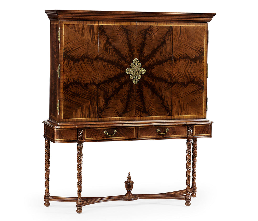 Buckingham Collection - Mahogany Panelled Door TV Cabinet