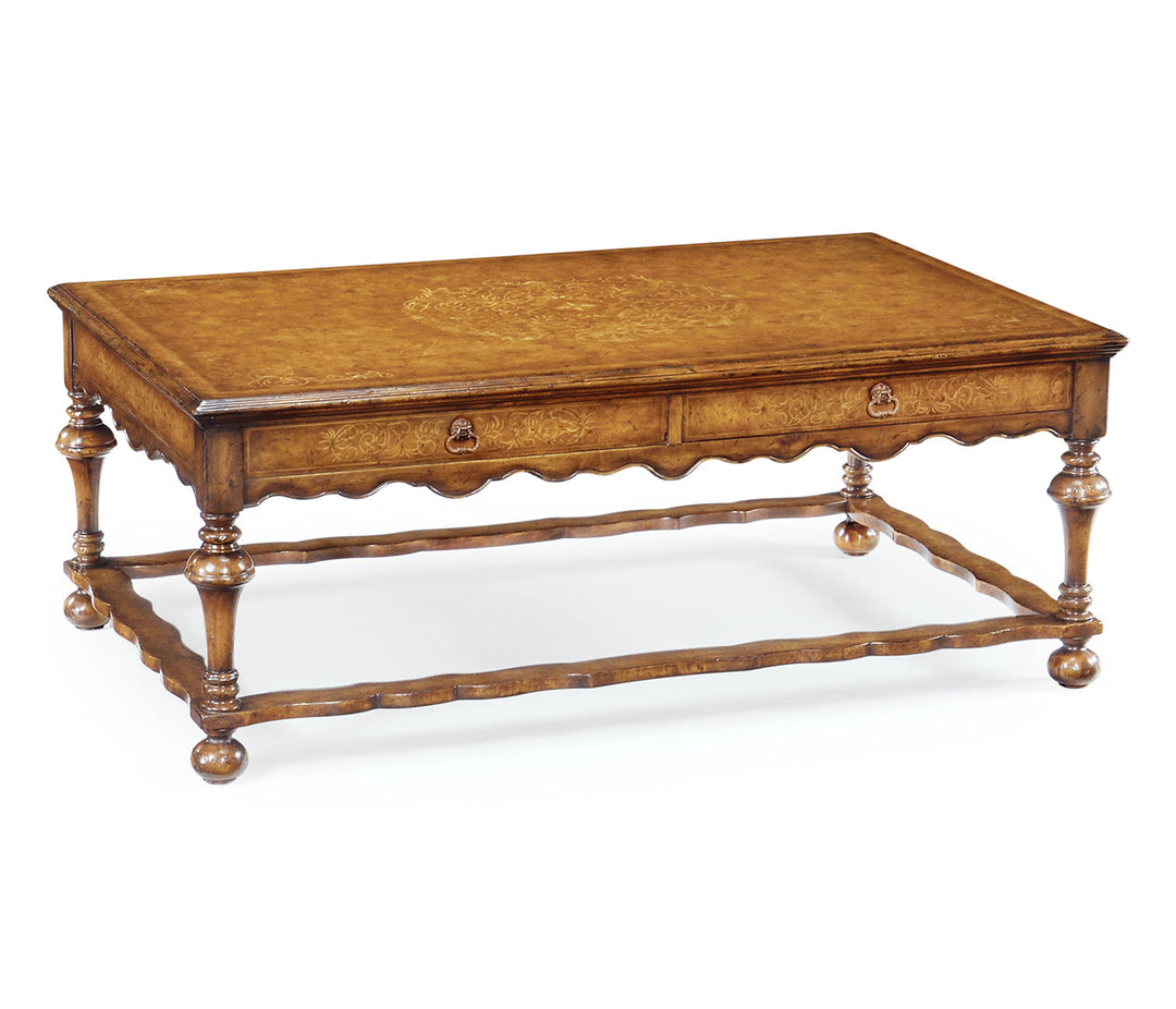 La Rochelle Collection - Rectangular seaweed coffee table