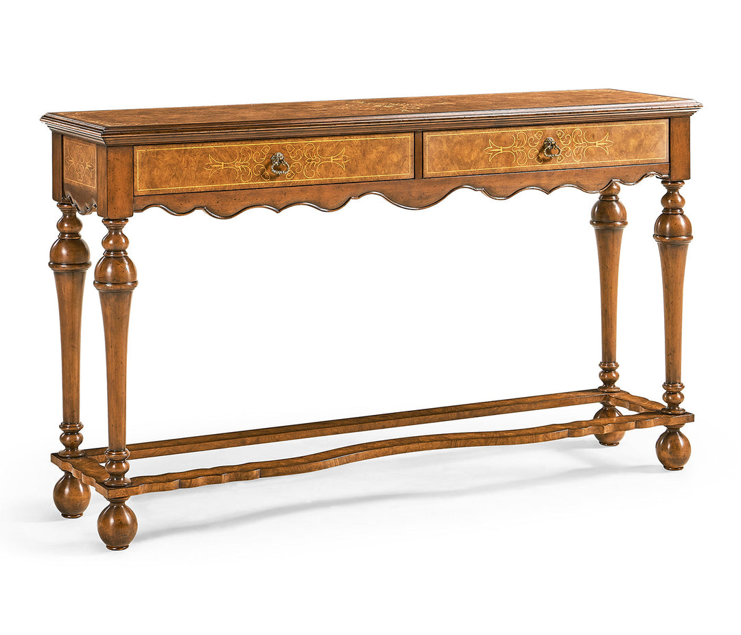 La Rochelle Collection - Seaweed marquetry console